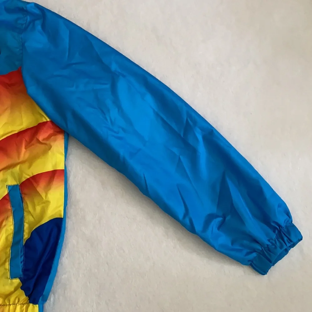 Members Only | Space Jam Tune Squad Team Graphic Windbreaker Hoodie Jacket 10/12 - Picture 8 of 16